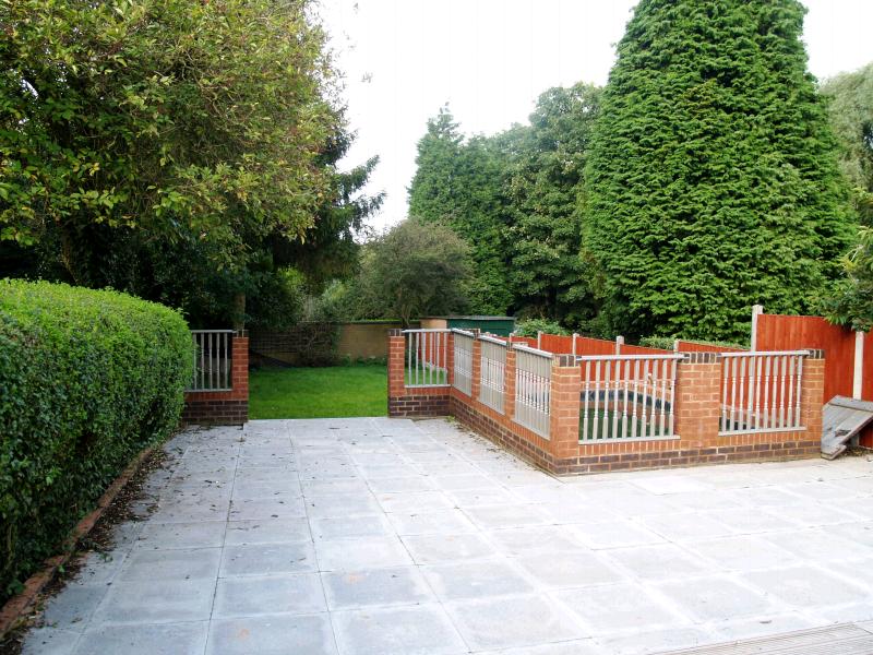 4 bedroom detached house Application Made in Birmingham - Paved Patio Area.