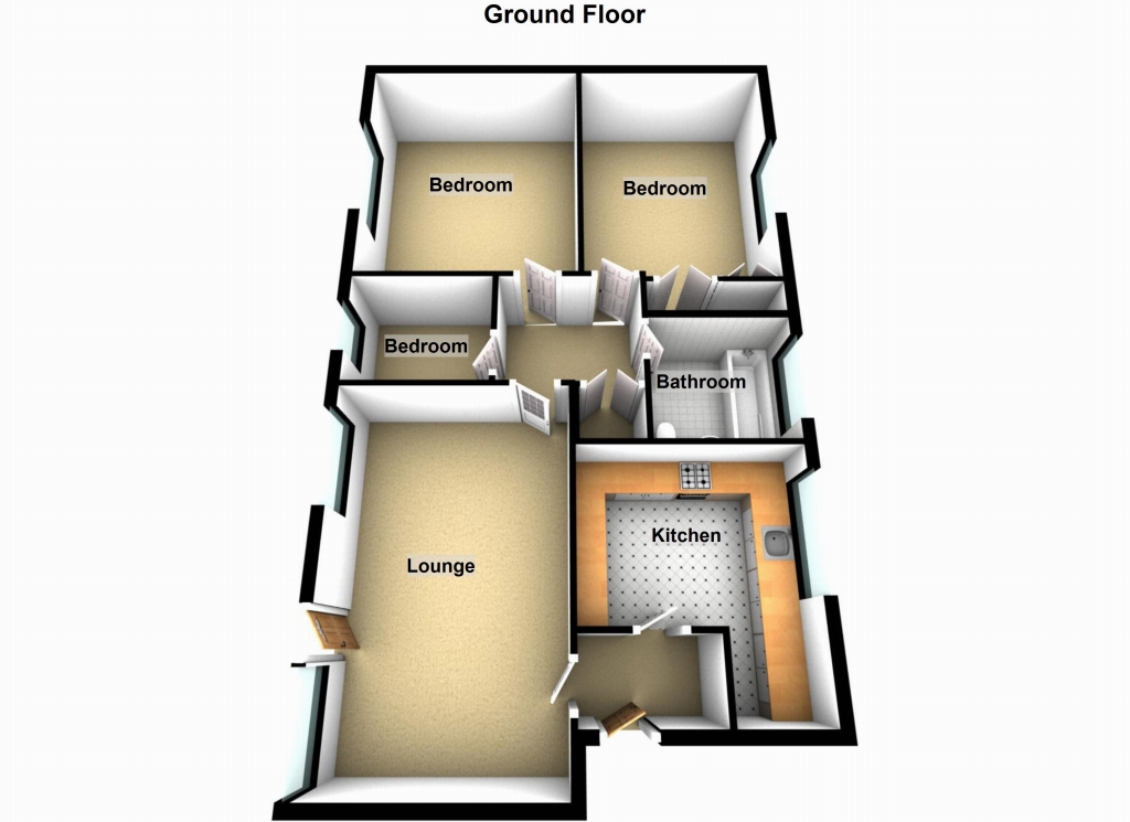 3 bedroom ground floor apartment SSTC in Solihull - photograph 2.