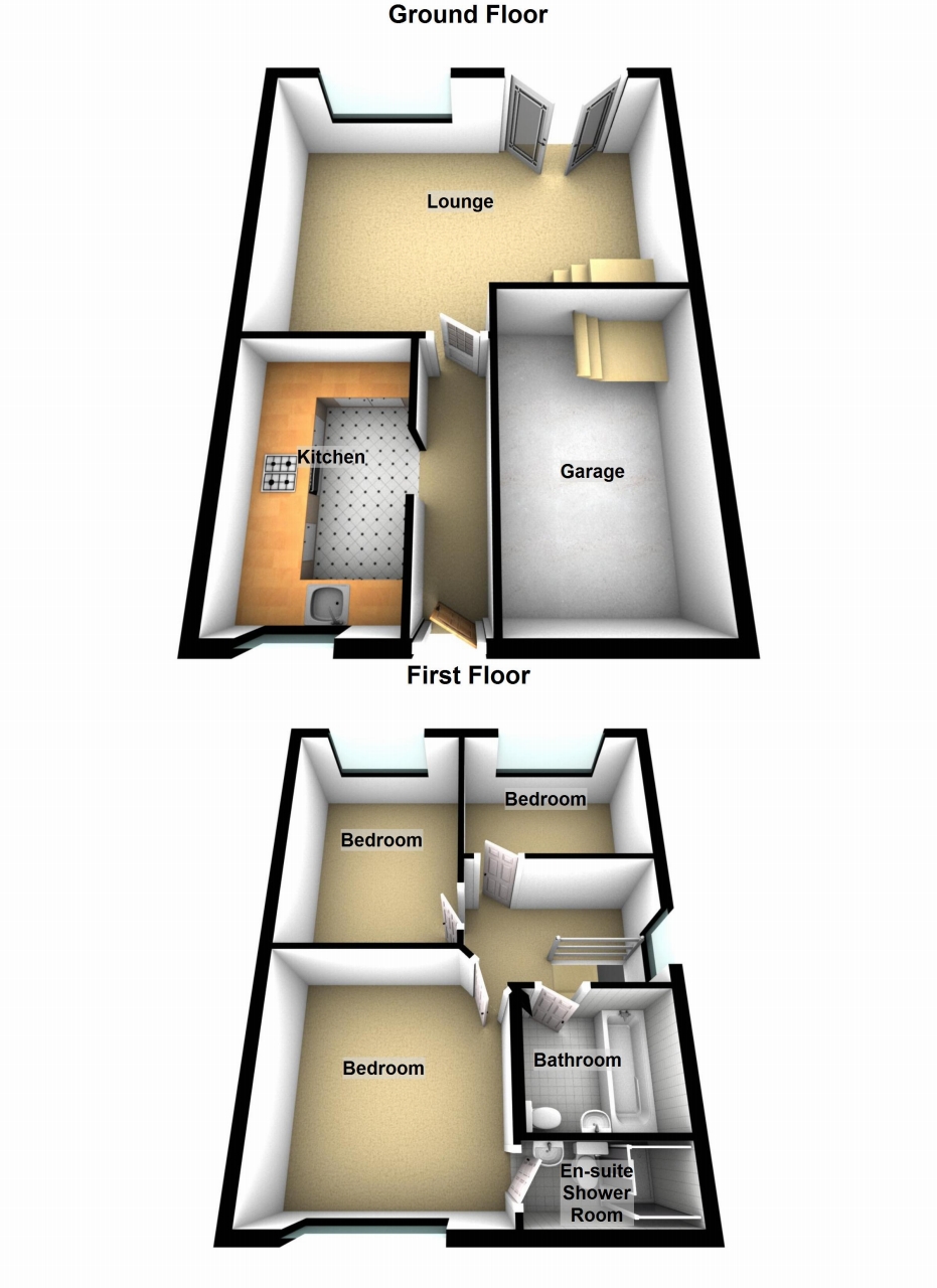 3 bedroom semi detached house SSTC in Birmingham - floorplan 1.