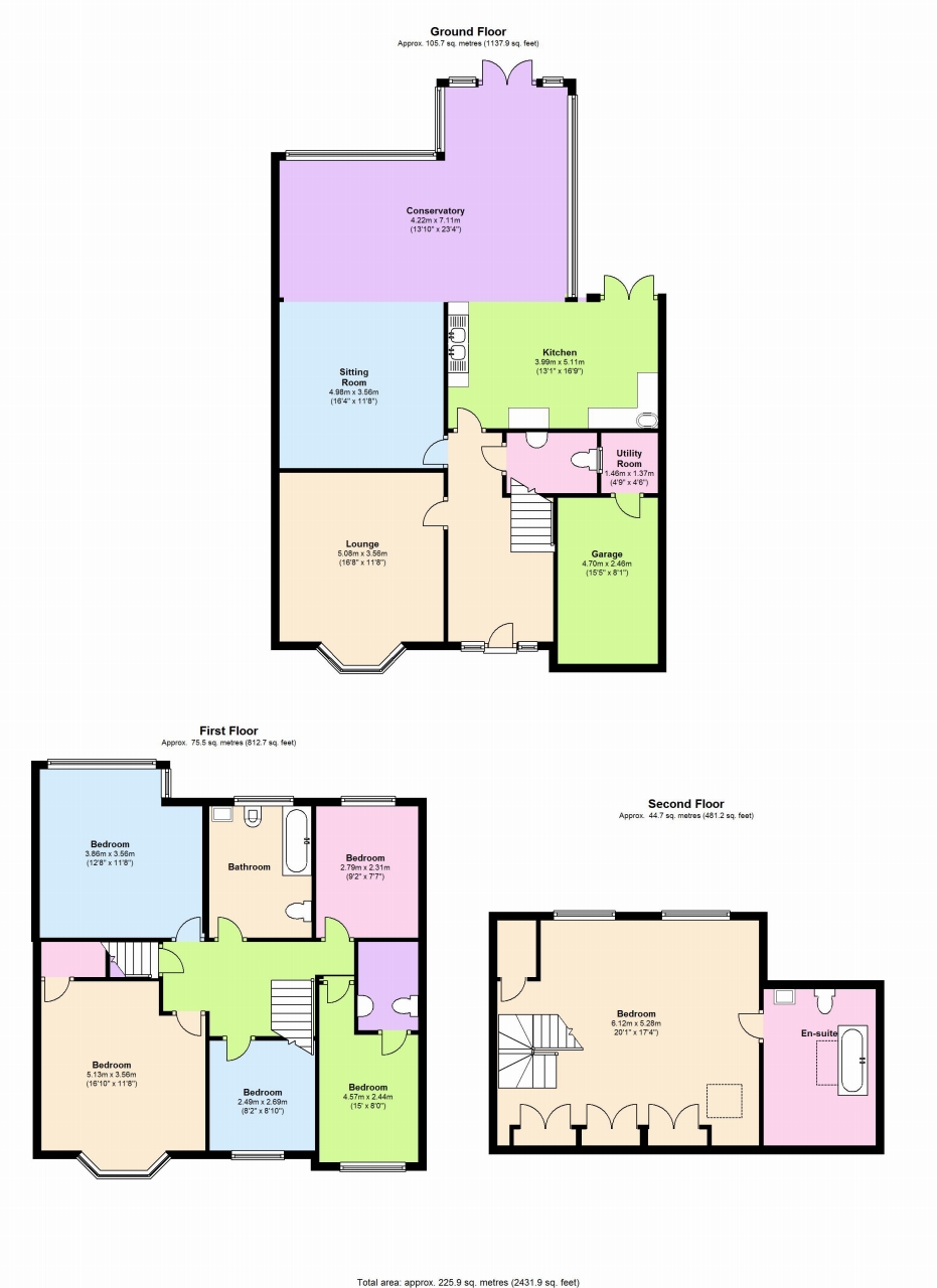 6 bedroom semi detached house SSTC in Solihull - floorplan 15.