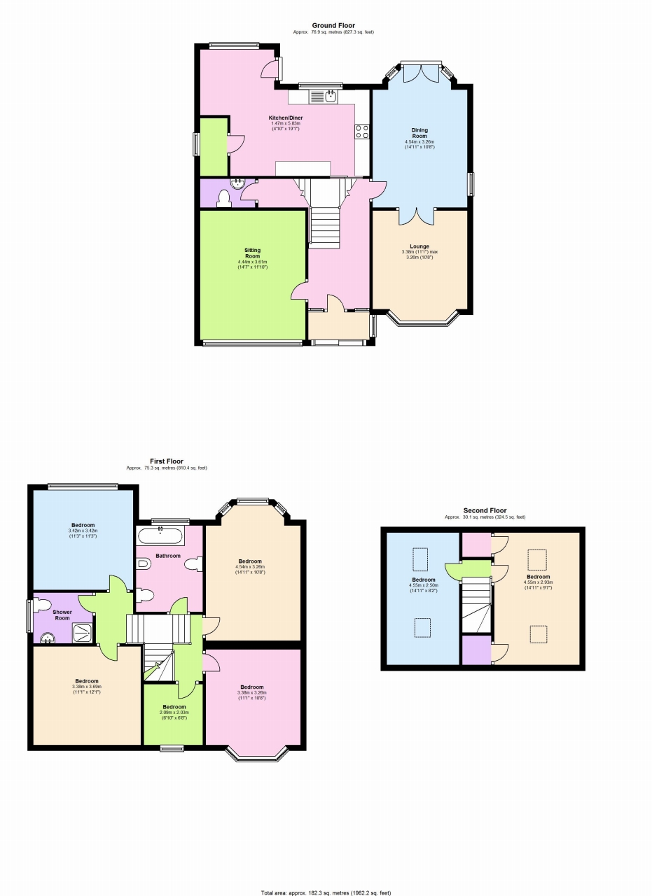 6 bedroom detached house Application Made in Solihull - floorplan 1.