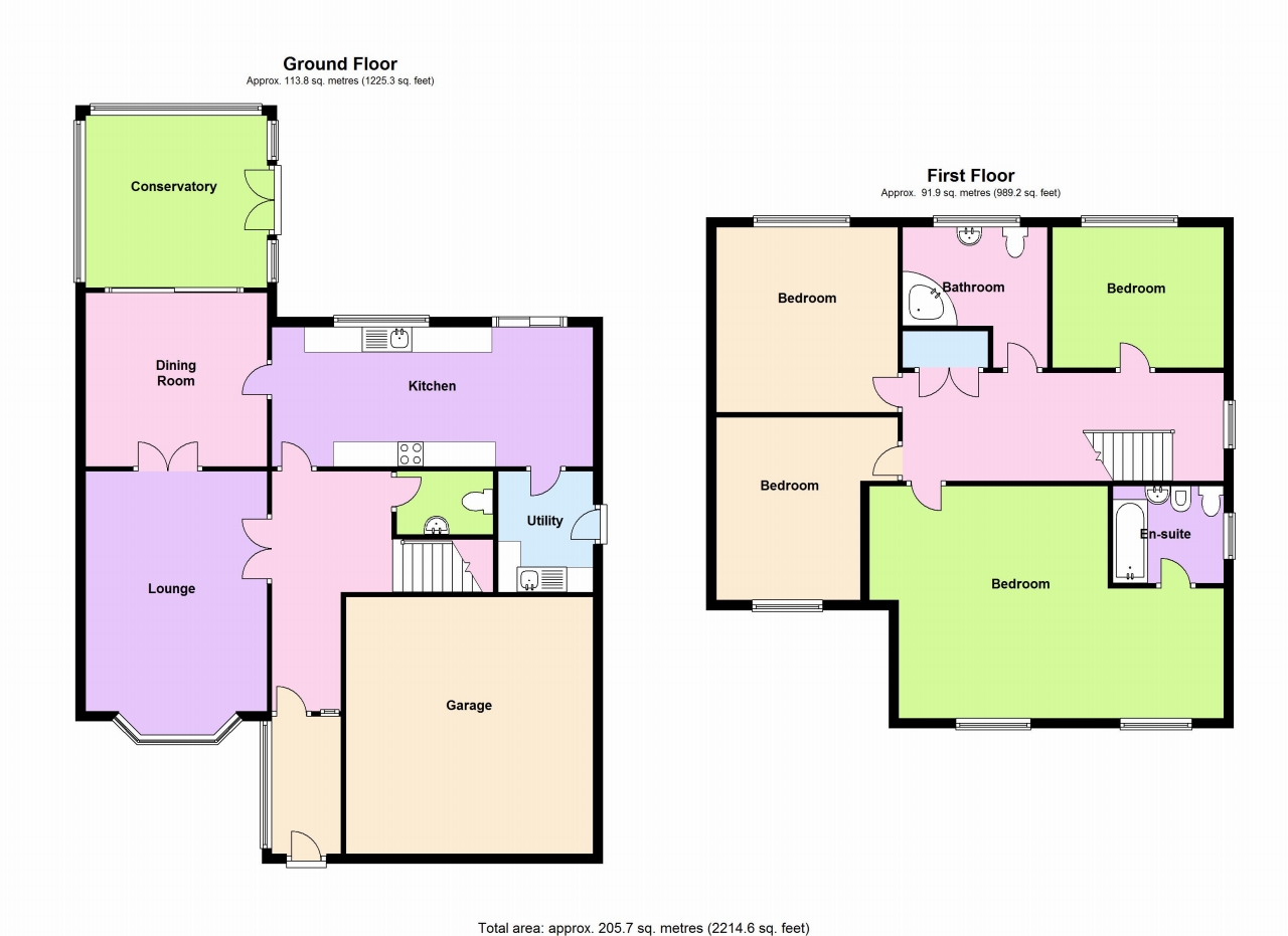 4 bedroom detached house SSTC in Birmingham - floorplan 1.