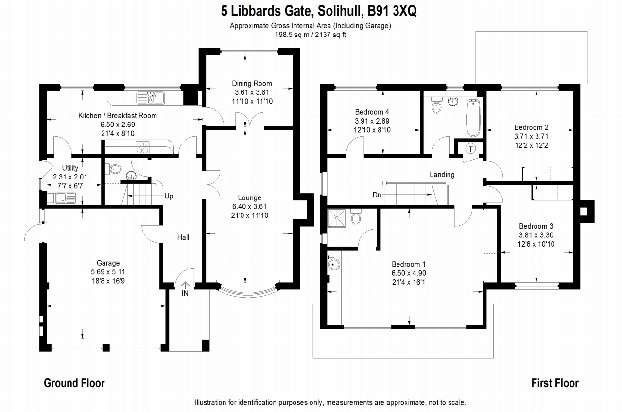 4 bedroom detached house SSTC in Solihull - floorplan 1.