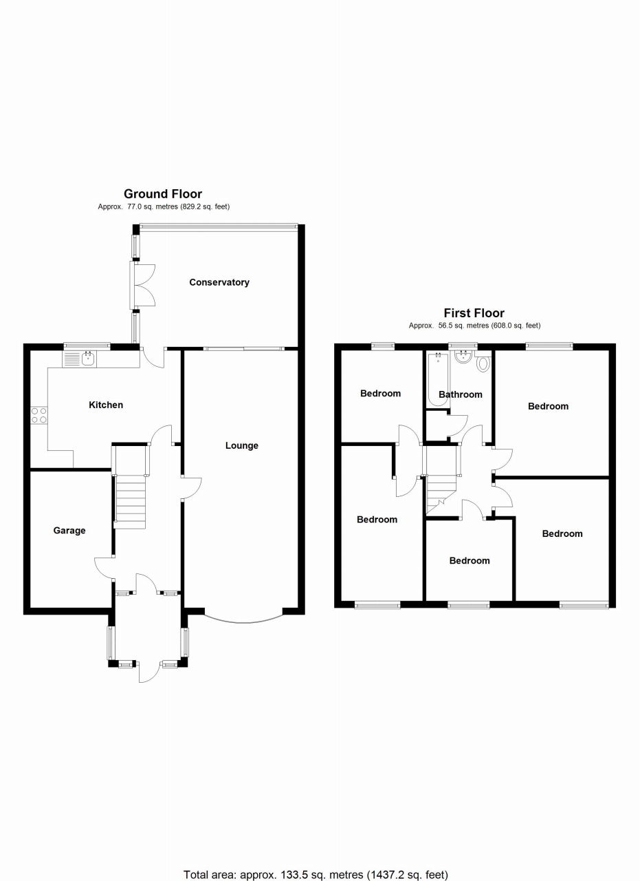 5 bedroom semi detached house SSTC in Birmingham - floorplan 1.
