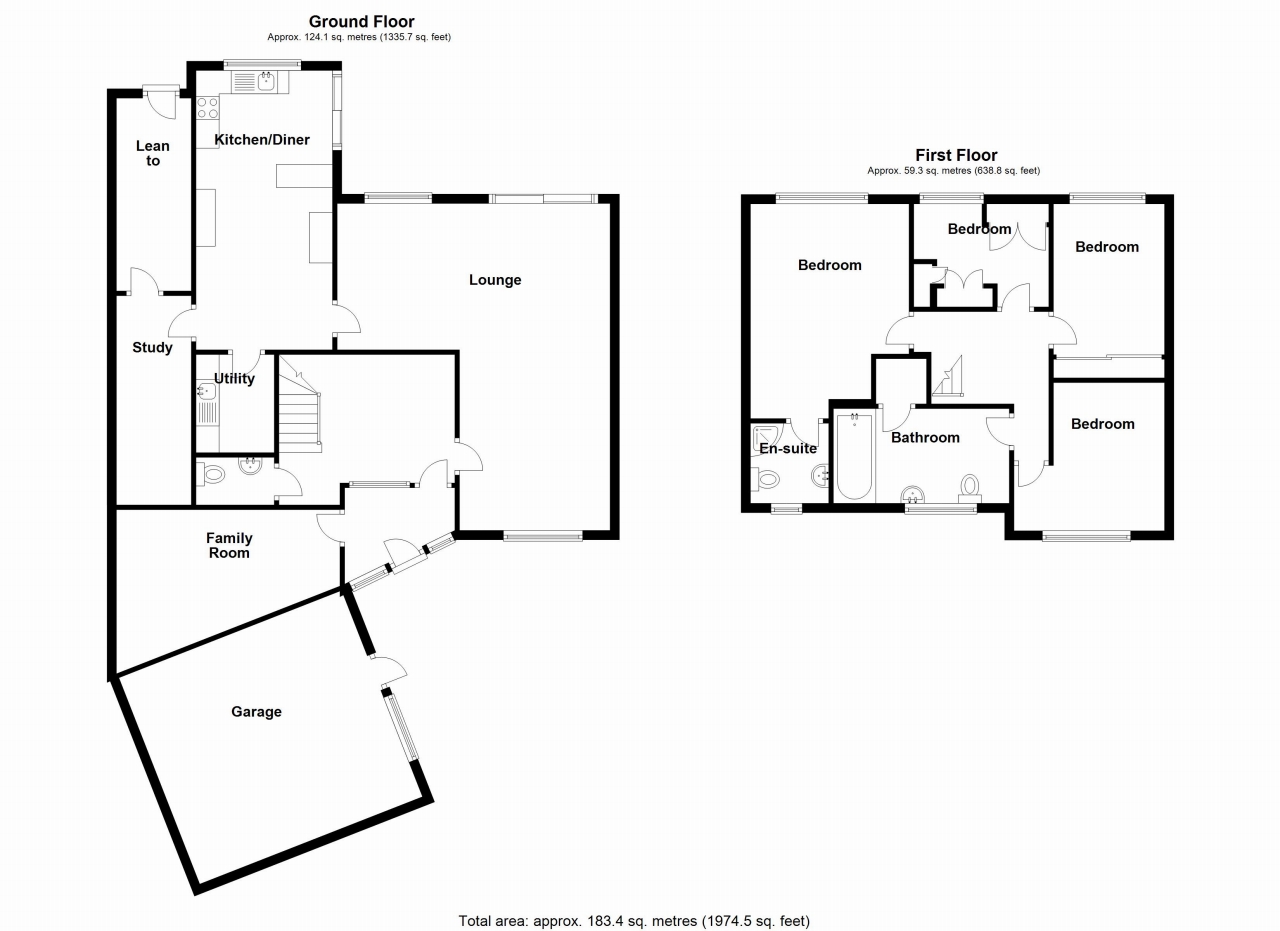 4 bedroom detached house SSTC in Solihull - floorplan 1.