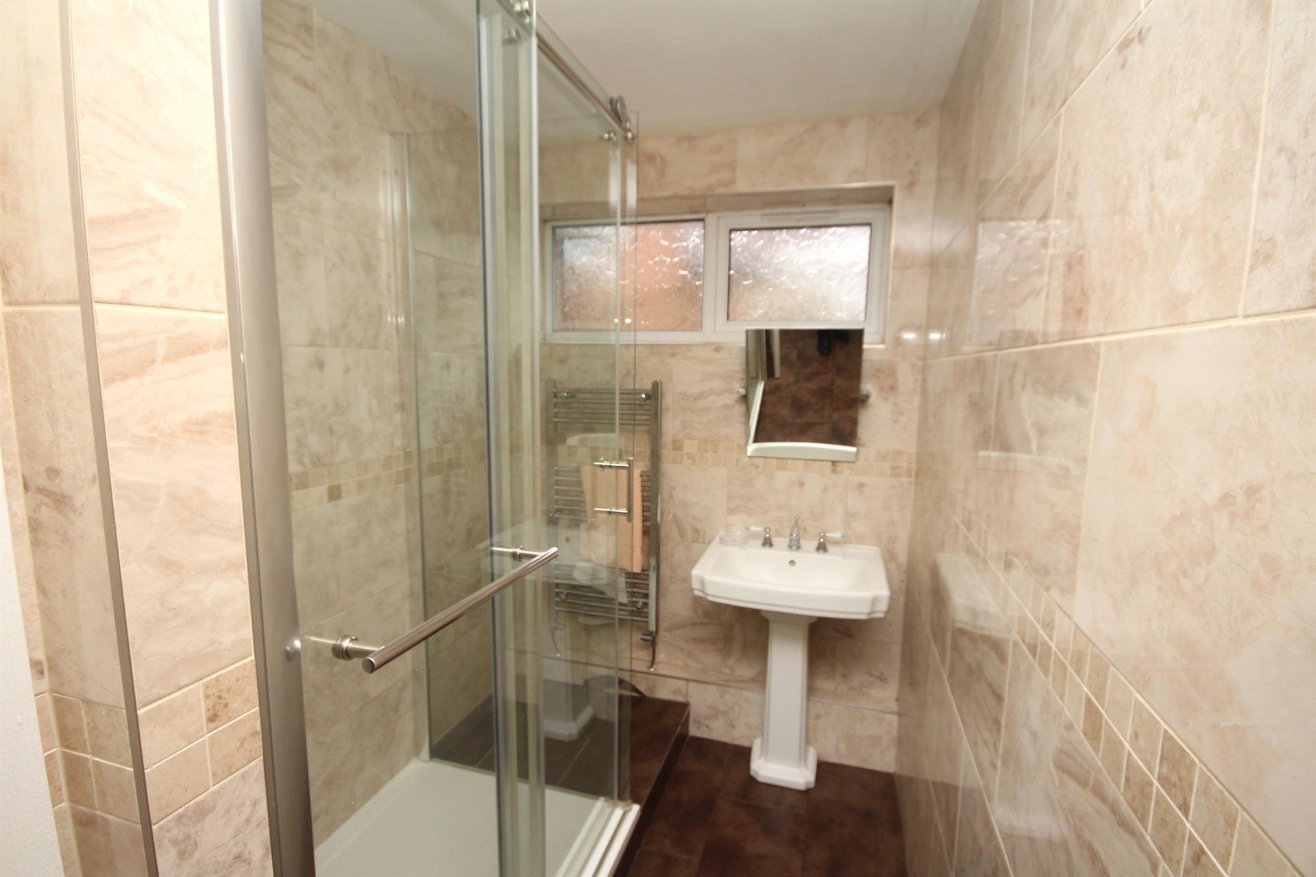 2 bedroom bungalow Let Agreed in Bolton, Greater Manchester - Shower room.