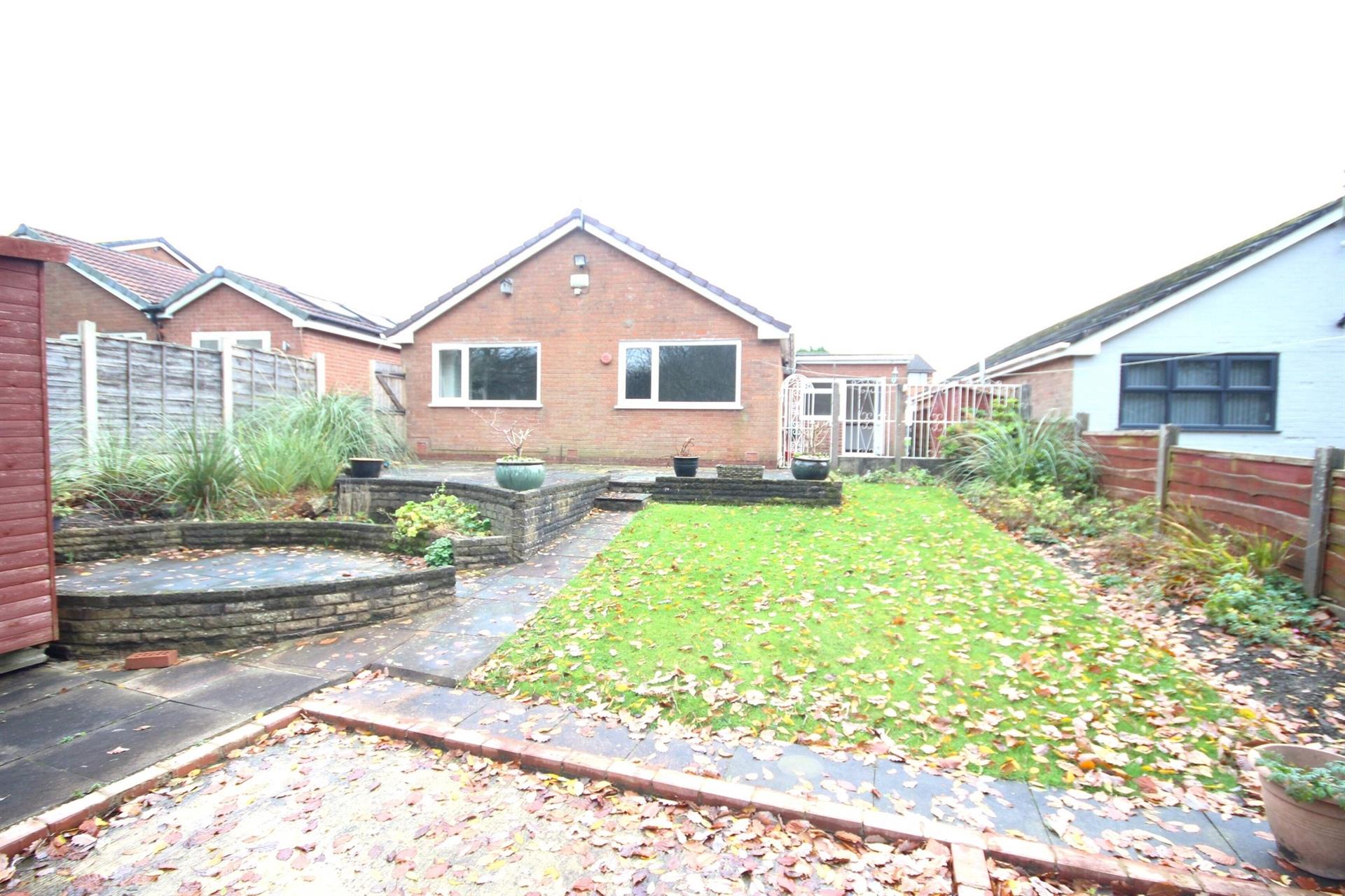 2 bedroom bungalow Let Agreed in Bolton, Greater Manchester - Back garden.