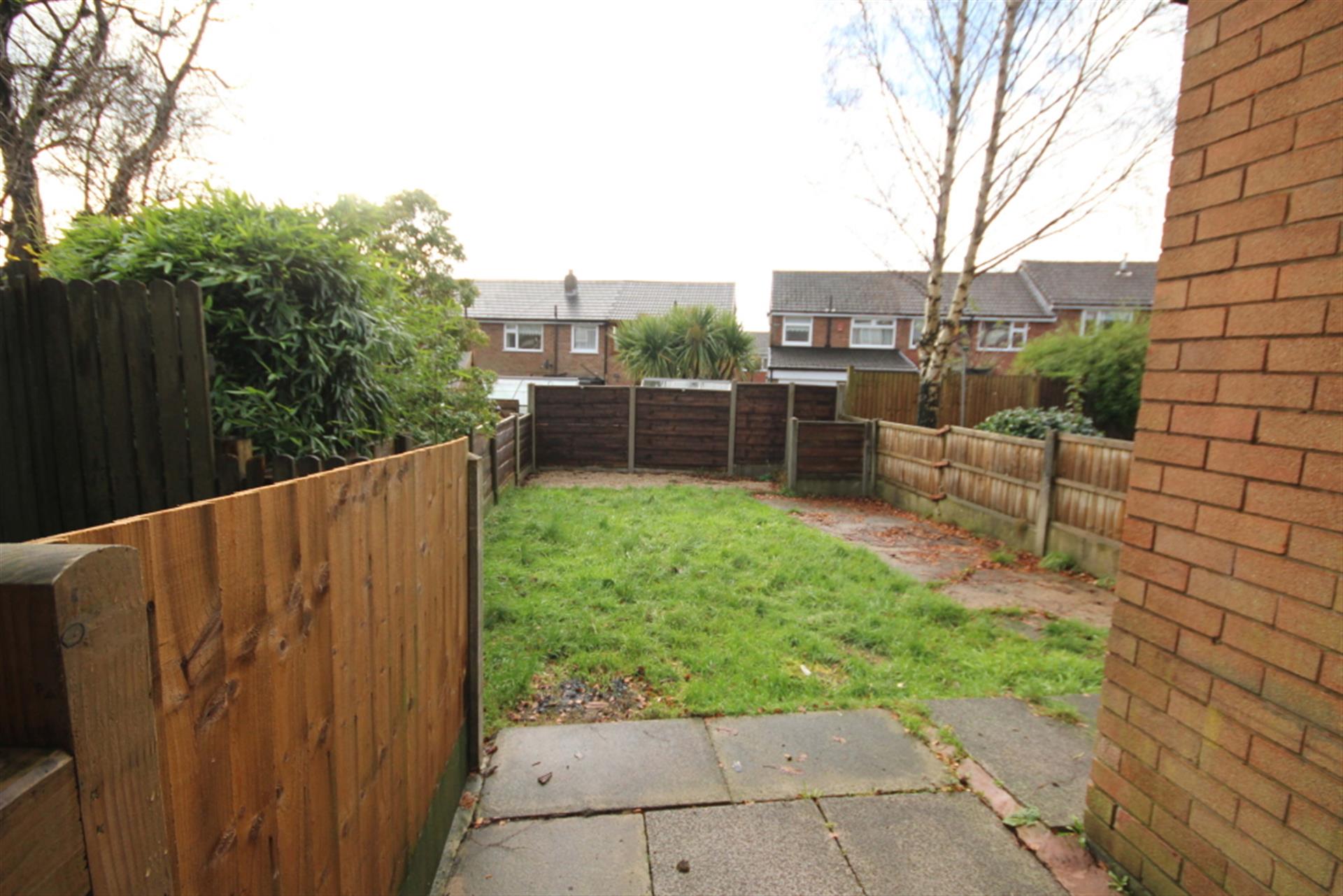 3 bedroom terraced house To Let in Bromley Cross, Bolton, Greater Manchester - Rear Garden.