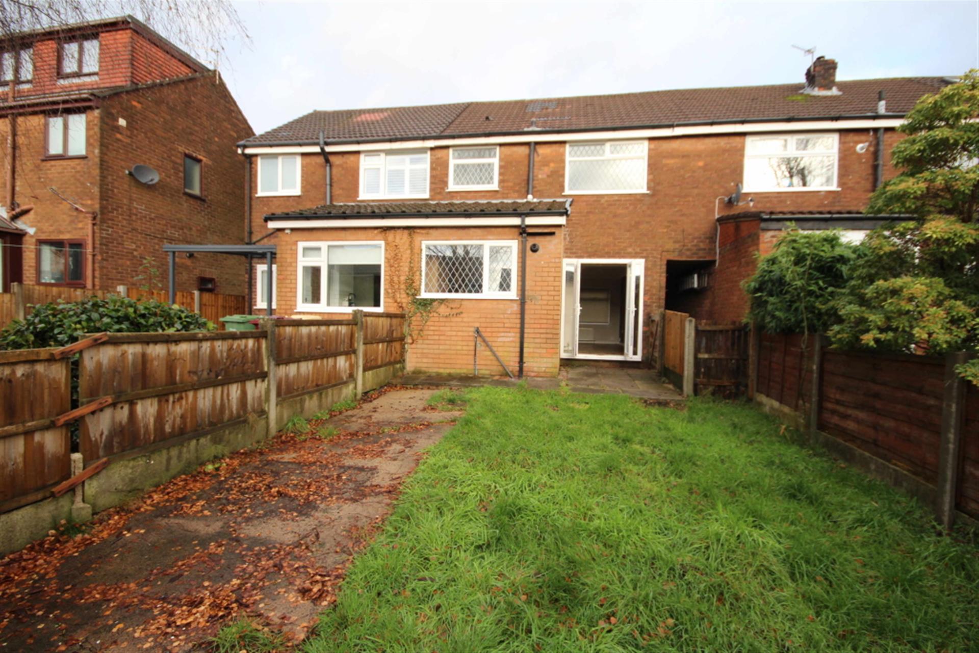 3 bedroom terraced house To Let in Bromley Cross, Bolton, Greater Manchester - Rear Garden.