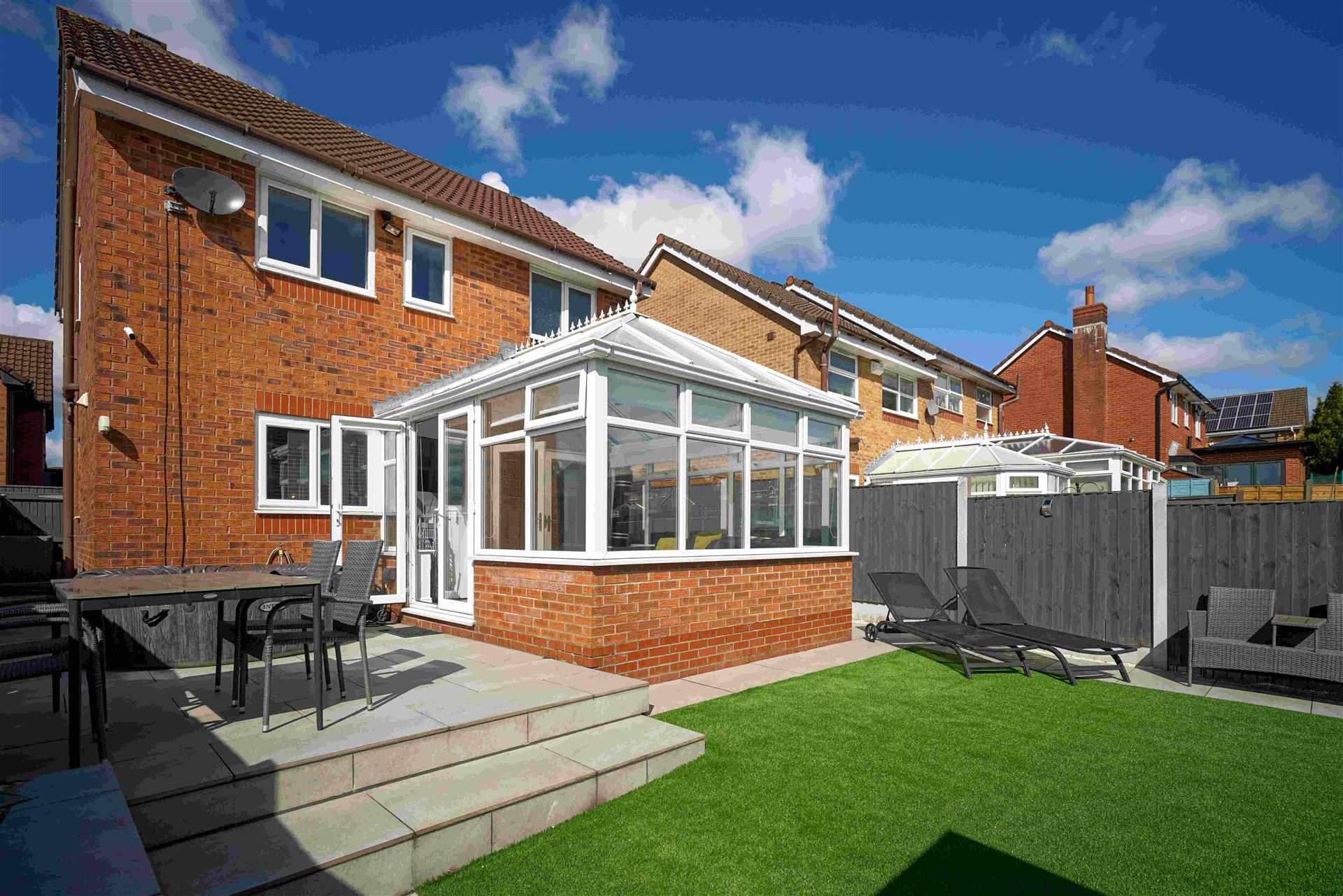 3 bedroom detached house Let Agreed in Bromley Cross, Bolton, Greater Manchester - Rear Garden.