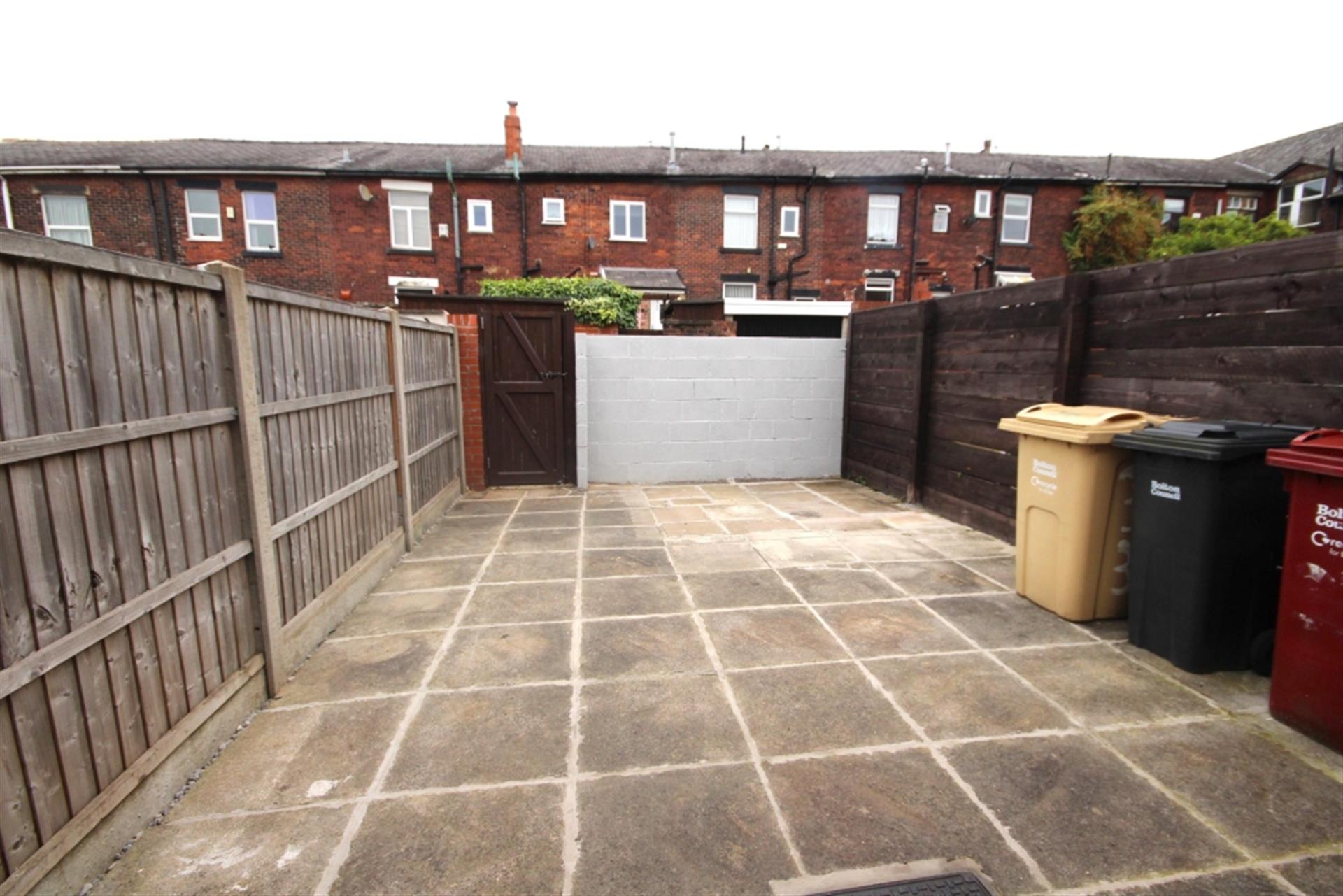 2 bedroom terraced house To Let in Bromley Cross, Bolton, Greater Manchester - Back garden.