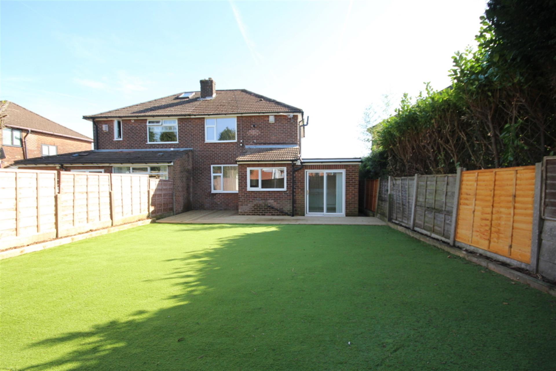 3 bedroom semi-detached house To Let in Bolton, Greater Manchester - rear Garden.