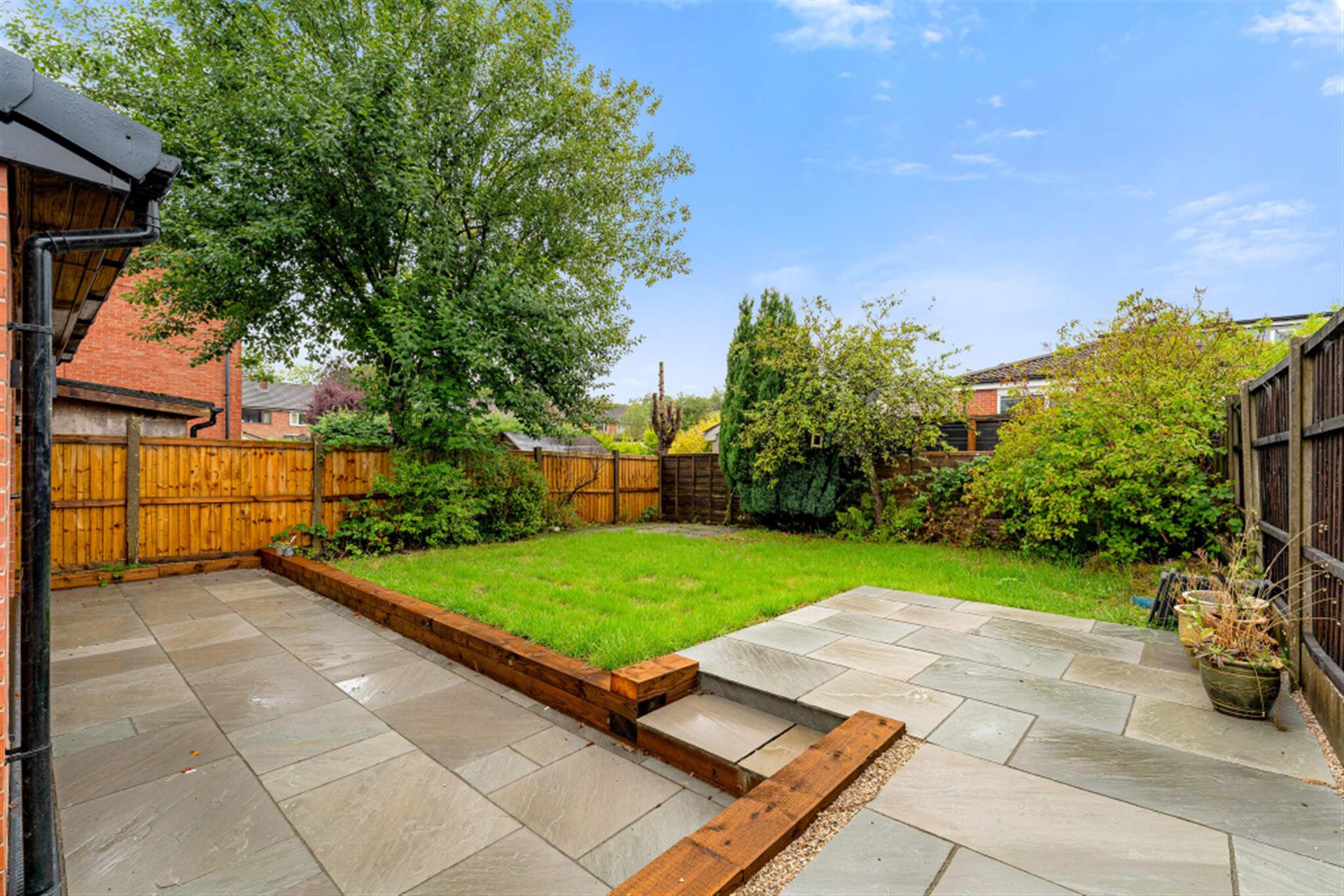 3 bedroom semi-detached house To Let in Bromley Cross, Bolton, Greater Manchester - Rear Garden.